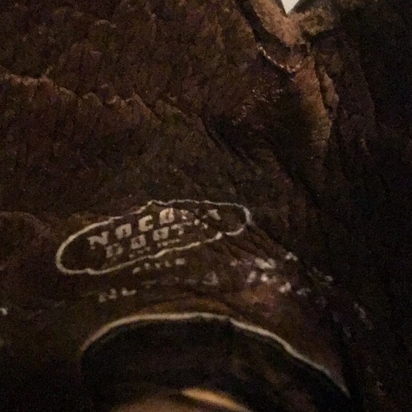 Nocona Cowboy brown boots size 8.5 - Picture 9 of 10